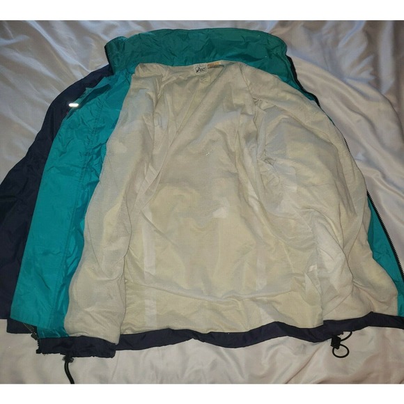Vintage Asics Gore Tex Mens 90s Windbreaker Running Jacket Coat Size Medium - Picture 3 of 4